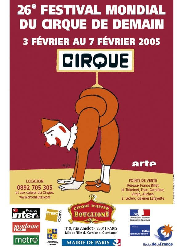 Affiche festival du cirque de demain