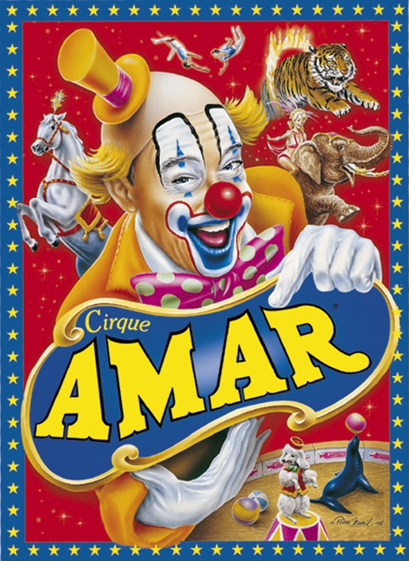 Affiche cirque amar