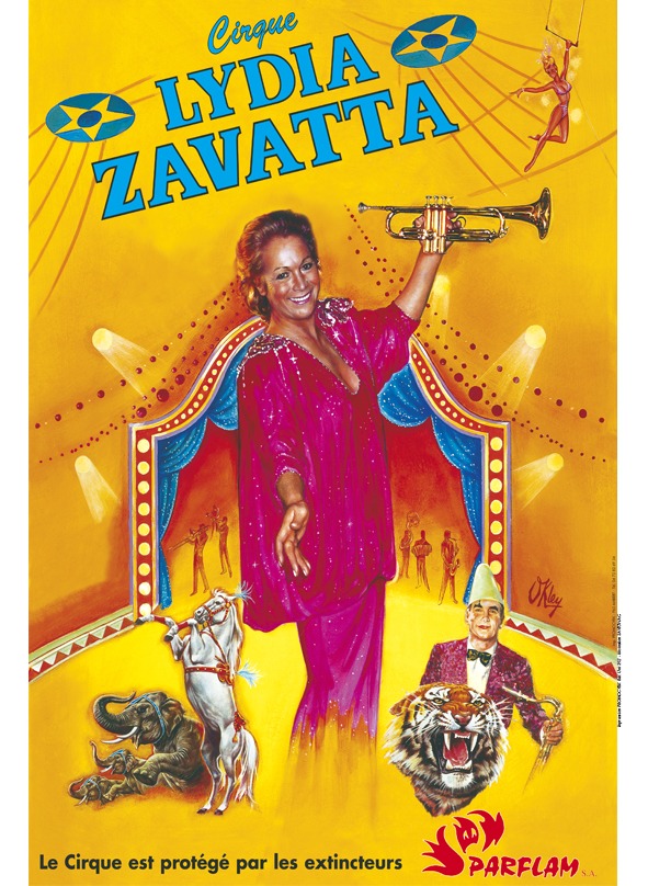 Affiche cirque lydia zavatta