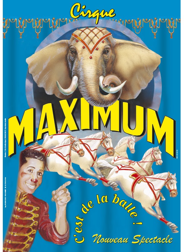 Affiche cirque maximum