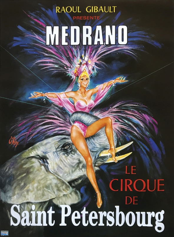 affiche cirque medrano saint petersbourg