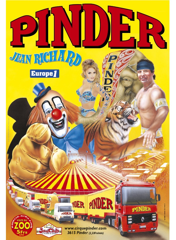 Affiche cirque pinder sophie frederick edelstein