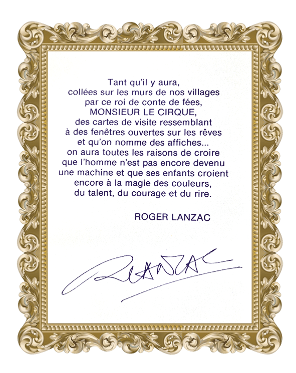 texte roger lanzac cirque