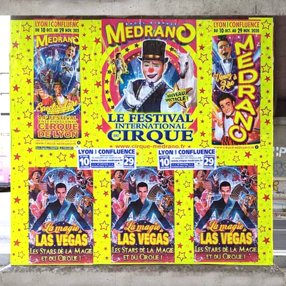 affichage cirque medrano lyon confluence