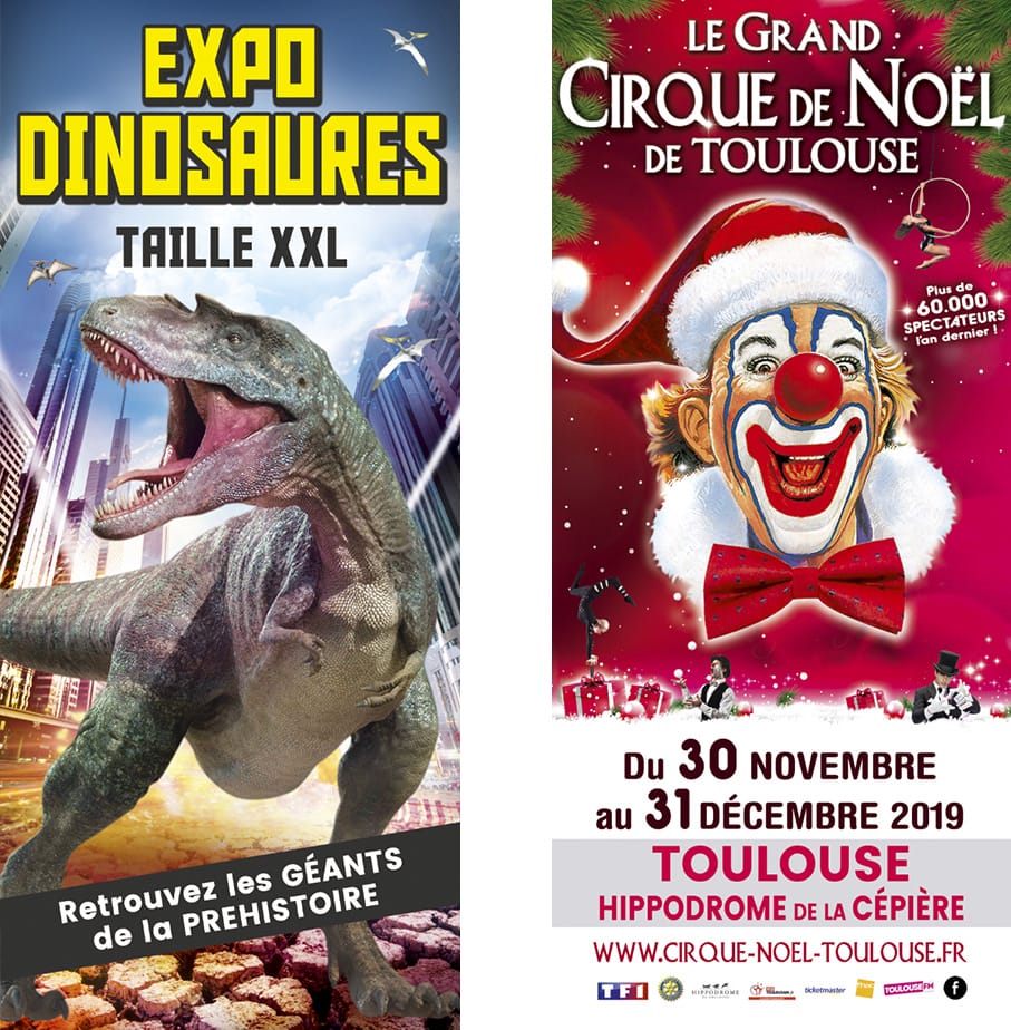 panneau carton de cirque pour affichage