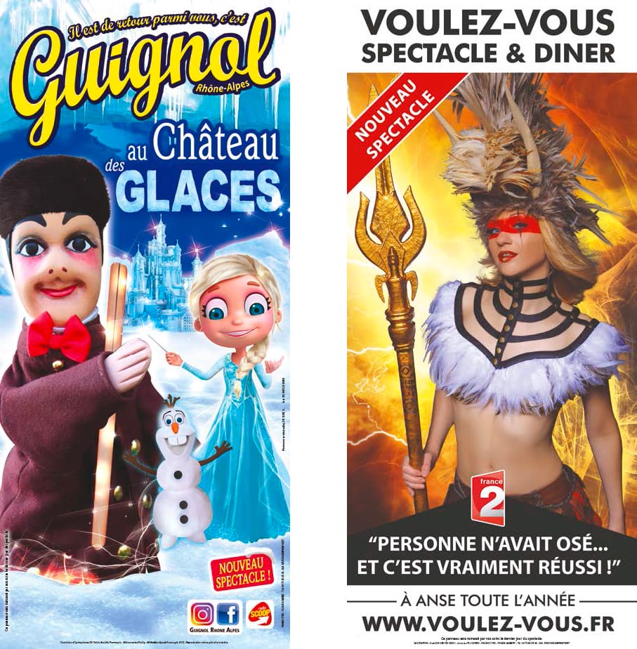 panneau carton restistant exterieur pour affichage cirque